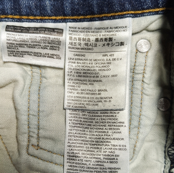 LEVI'S 510™ BLUE SKINNY FIT MEN'S JEANS - W31, L34 - Picture 7 of 7